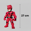 3D-geprint Daredevil superheldenfiguur van 27 cm in rood met zwarte details