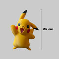 3D-geprint Pokémon Pikachu figuur van 26 cm in geel met rode wangen