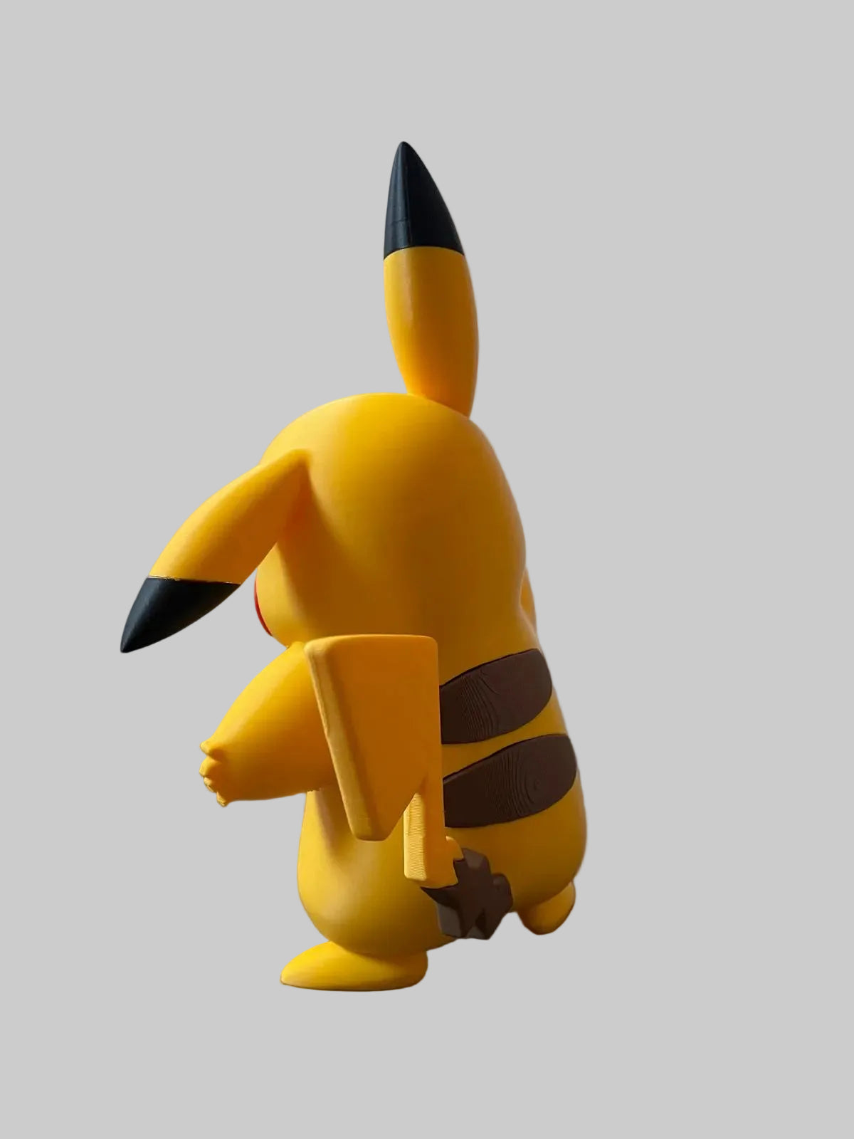 3D-geprint Pokémon Pikachu figuur van 26 cm in geel met rode wangen