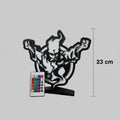 3D-geprinte Thunderdome RGB-lightbox met USB-C-aansluiting en LED-verlichting lamp